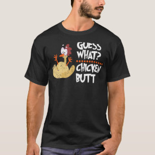 Camiseta Adivina Qué Trasero De Pollo Granja Animal Pollito