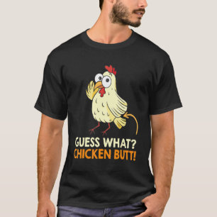 Camiseta Adivina Qué Trasero De Pollo Granjero De Pollos 1