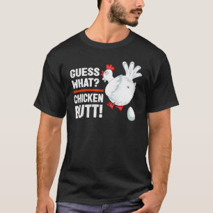 Camiseta Adivina Qué Trasero De Pollo Hermanos Padres Amigo