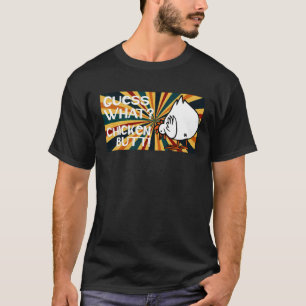 Camiseta Adivina Qué Trasero De Pollo Hombre Retro Vintage