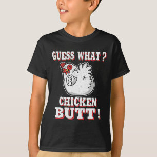 Camiseta Adivina Qué Trasero De Pollo Humor De Animales De