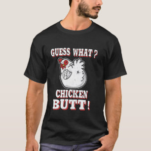 Camiseta Adivina Qué Trasero De Pollo Humor Divertido De An