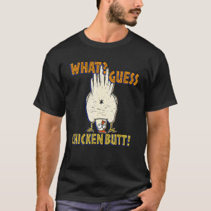 Camiseta Adivina Qué Trasero De Pollo Retro