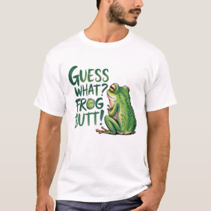 Camiseta "Adivina Qué Trasero De Rana" Chiste Divertido y T