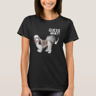 Camiseta ¡Adivina Qué Trasero De Shih Tzu! Mamá Perro Diver