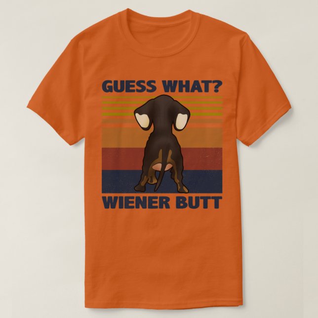 Camiseta Adivina qué trasero de Wiener (Diseño del anverso)