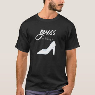 Camiseta Adivina quién pertenece a la princesa Cinderella C