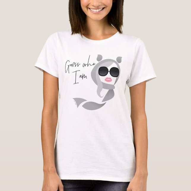 Camiseta Adivina quién soy - El Lotus blanco (Anverso)
