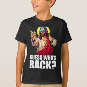 Camiseta Adivina Quién Vuelve_ Cristianos Jesús Solteros Fe