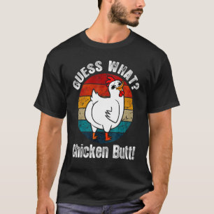Camiseta Adivina retro vintage sobre lo que el culo de poll