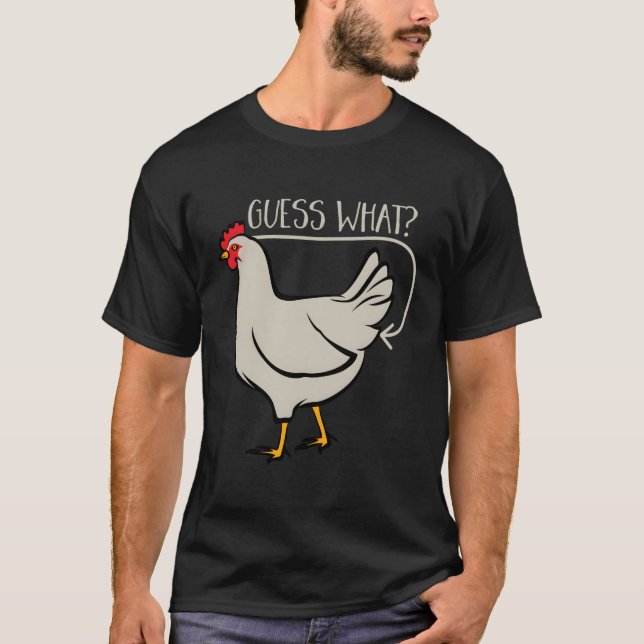 Camiseta Adivina W Chicken Butt (Anverso)