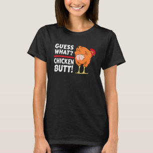 Camiseta Adivinan Los Animales Qué Butt De Pollo Cuesta Los