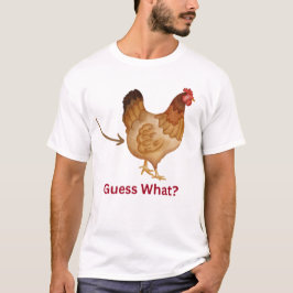 Camiseta "¿Adivinan qué?" Estilo de Chicken Butt Retro