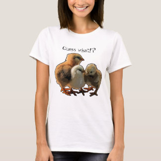 Camiseta ¿Adivinan qué? Torta de pollo.