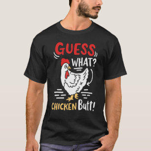 Camiseta Adivinanza Divertida Chiste de Pollo 1