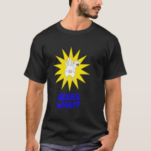 Camiseta Adivinanza Divertida ¡Culo de Pollo! Arte de Pollo