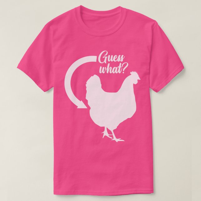 Camiseta Adivinar qué (Diseño del anverso)