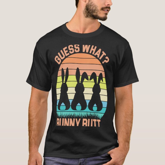 Camiseta Adivinar qué Bunny Butt (Anverso)
