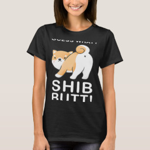 Camiseta Adivinar Qué Cripto De Chib Butt Shiba Inu Token S