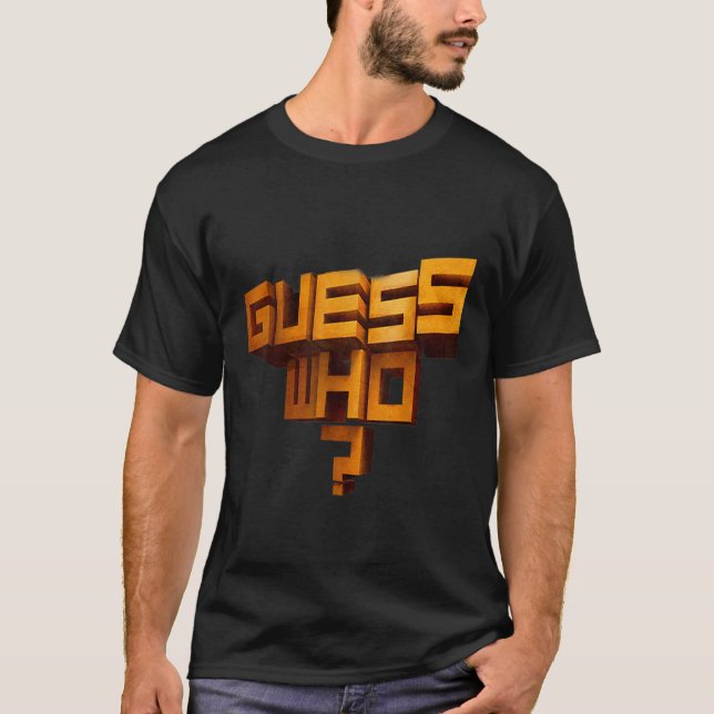 CAMISETA ADIVINAR QUIÉN (Anverso)