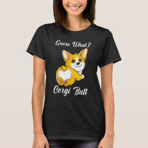 Camiseta Adivinen Corgi Puppy Butt Pembroke Welsh Dog
