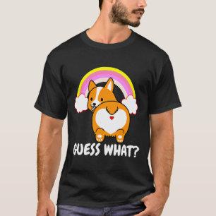 Camiseta Adivinen Lo Que Corgi Butt Divertido Perro Mamá Cu