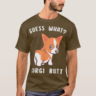 Camiseta Adivinen Lo Que Corgi Butt Funny Corgi Dog Gift Pu