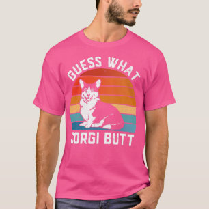 Camiseta Adivinen Lo Que Corgi Butt Funny Perg El Perro Cor
