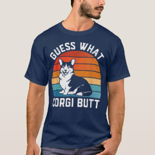 Camiseta Adivinen lo que Corgi Butt Funny Perg Perra Corgi