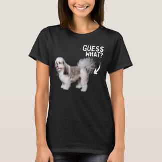 Camiseta ¡Adivinen Lo Que Shih Tzu Butt! Divertido Perro Ma