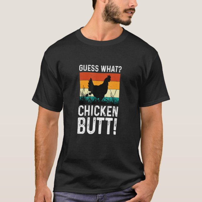Camiseta Adivinen Qué Aparato De Toro De Pollo (Anverso)