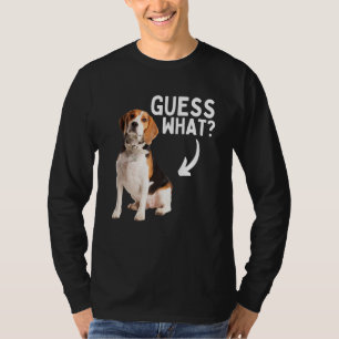 Camiseta Adivinen qué Beagle Butt cazando al dueño del perr