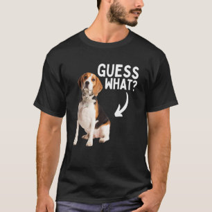 Camiseta Adivinen qué Beagle Butt cazando al dueño del perr