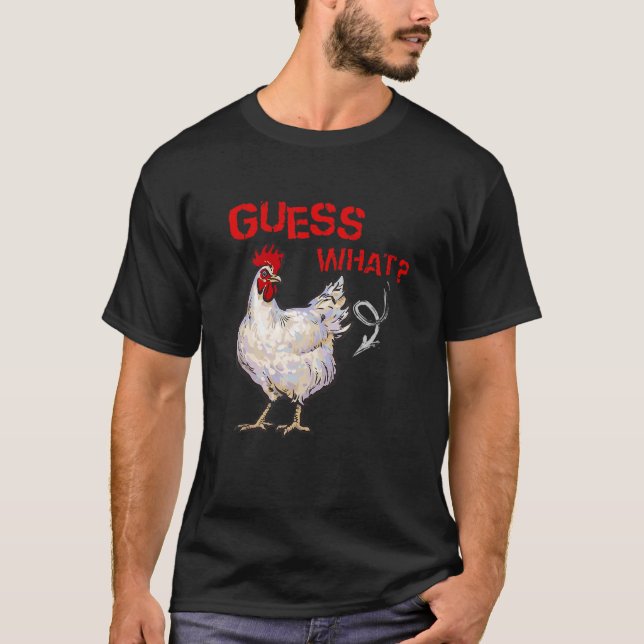Camiseta Adivinen Qué Buffs de pollo criador (Anverso)