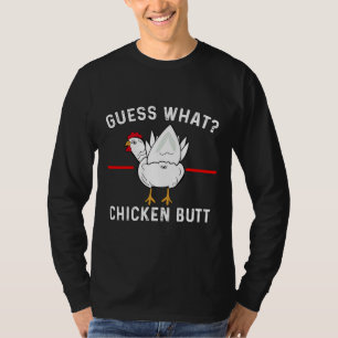 Camiseta Adivinen Qué Chicken Butt Kids