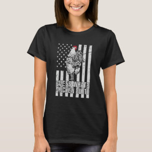 Camiseta Adivinen qué Chiste de pollo con mantequilla de po