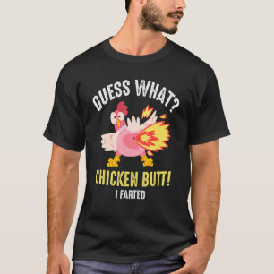 Camiseta Adivinen qué colilla de pollo se burla de los anim