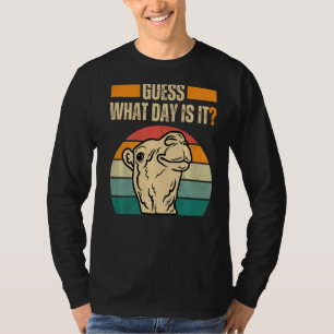 Camiseta Adivinen Qué Día Es Camello Camello Día-Cachorro M