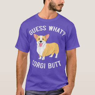 Camiseta Adivinen qué es el regalo de Corgi Butt Funny Corg