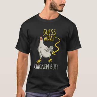Camiseta Adivinen qué gallina pero divertida granja de anim