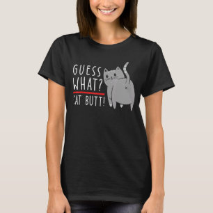 Camiseta ¡Adivinen Qué Gato Butt! - Chonk Cat Butt Kitten C