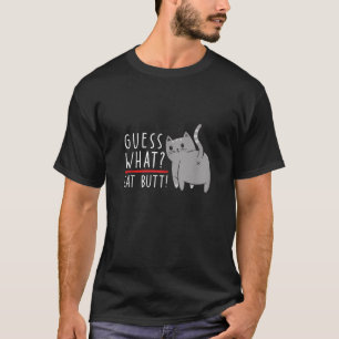 Camiseta Adivinen Qué Gato Butt Chonk Cat Butt Kitten Cat O