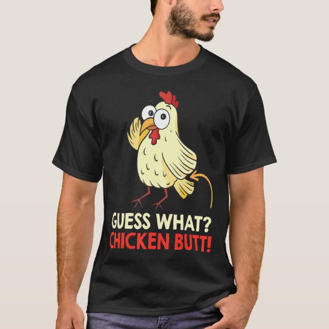 Camiseta Adivinen qué granjero de pollitos de pollo 2 (Anverso)