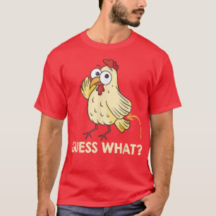 Camiseta Adivinen qué granjero de pollitos de pollo de poll