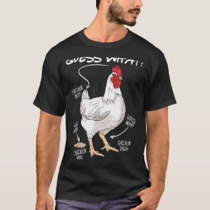 Camiseta Adivinen Qué Humor De Broma De Pollos Butt