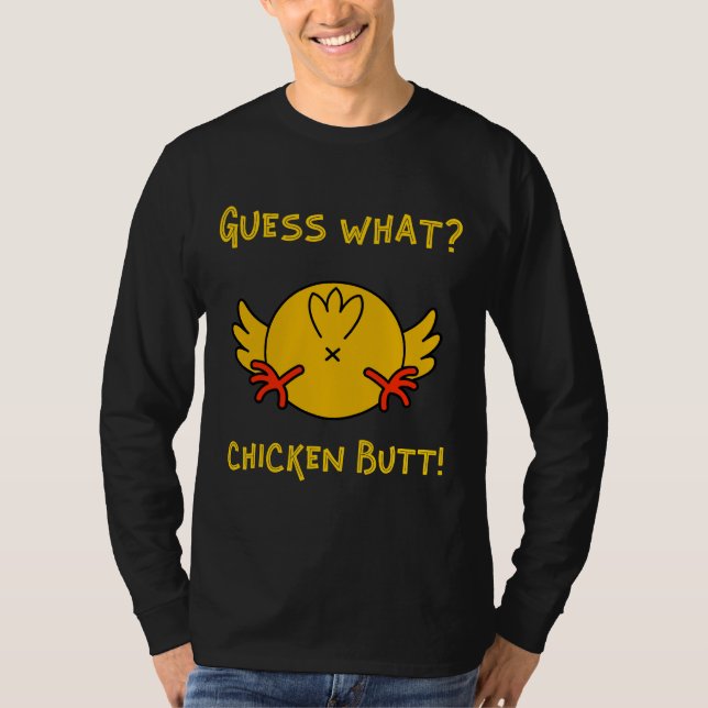 Camiseta Adivinen Qué Humor De Pollos De Pollo (Anverso)