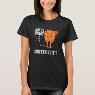 Camiseta Adivinen Qué Meme Sarcástico De Pollo Butt De Poll
