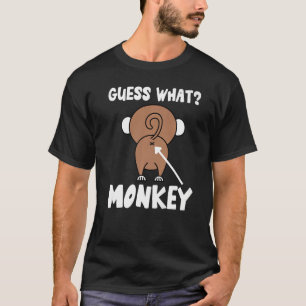 Camiseta Adivinen qué mono mató al mono en el Chiste de mon