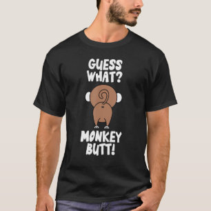 Camiseta Adivinen qué mono mató al mono en el Chiste de mon