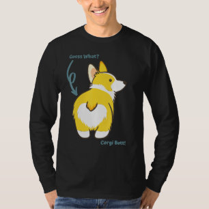 Camiseta Adivinen Qué Perro Corgi Butt Cute